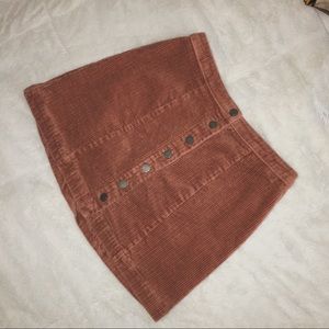 Forever 21 Dark Pink Skirt with Buttons